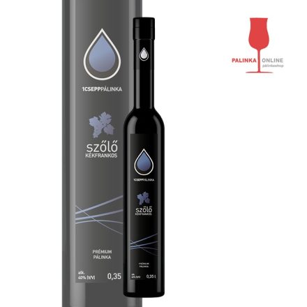 Kékfrankos szőlőpálinka 350 ml | 1Csepp pálinkaház