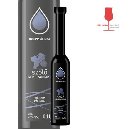 Kékfrankos szőlőpálinka 100 ml | 1Csepp pálinkaház
