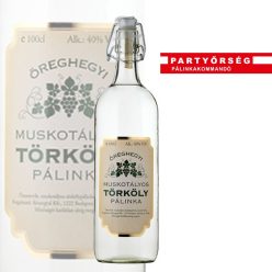 Ez ám az ital!  Öreghegyi Muskotályos Törkölypálinka (100 cl) a palinka.online pálinkashopban! 