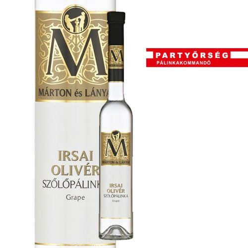 Ez ám az ital!  Márton és Lányai Irsai Olivér Szőlőpálinka  a Partyőrség  pálinkashopban! 