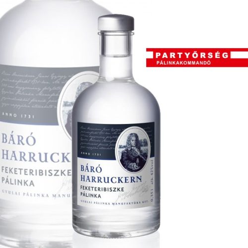 Feketeribiszke pálinka | Báró Harruckern pálinkacsalád