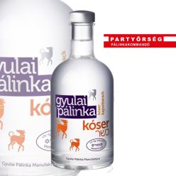 Gyulai Kóser Kajszibarack Pálinka hátterében kellemes aszalt barack-jelleg bujkál.