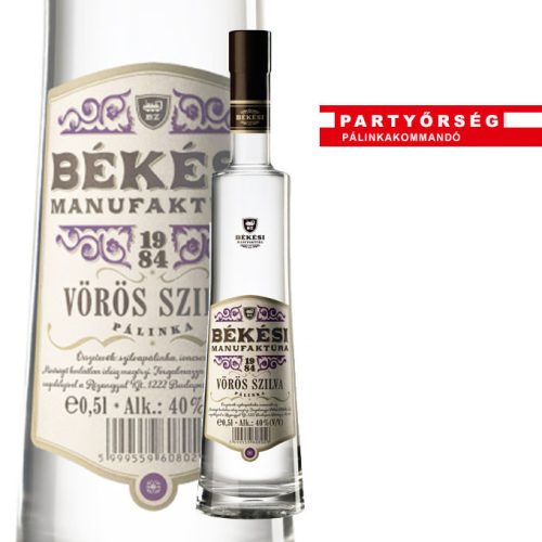 Érlelt vörösszilva pálinka 500 ml | Békési Manufaktúra pálinkák