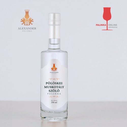 Pölöskei muskotály szőlőpálinka | Alexander pálinka