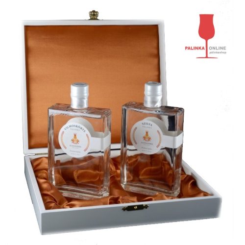 Alexander exkluzív díszdobozos pálikapárosítás |  Alexander pálinka