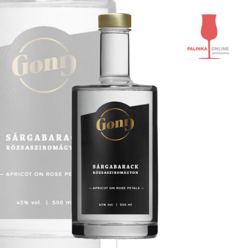 Sárgabarack párlat rózsaszirom ágyon | Gong pálinkaház