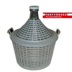 Üvegballon műanyag fonatban házi pálina tárolására, szállítására - Pálinka.online