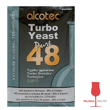 Alcotec Turbo 48 fajélesztő csomag gyümölcscefre készítéshez 