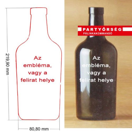 Saját címkedesign Cubano palackra - Pálinkadesign a palinka.online pálinkashopban!  