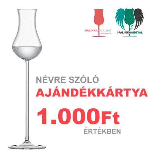 Pálinka.online névre szóló ajándékutalvány