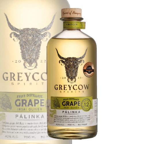 Irsai Olivér 12 hónapig érlelt szőlőpálinka 700ml | Greycow pálinka