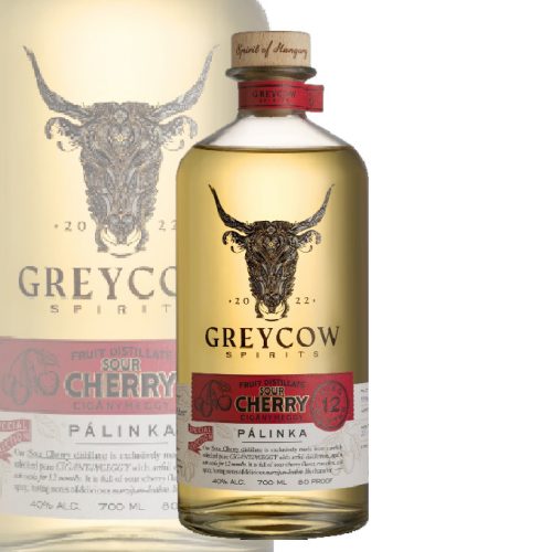 Cigánymeggy 12 hónapig érlelt pálinka 700ml | Greycow pálinka